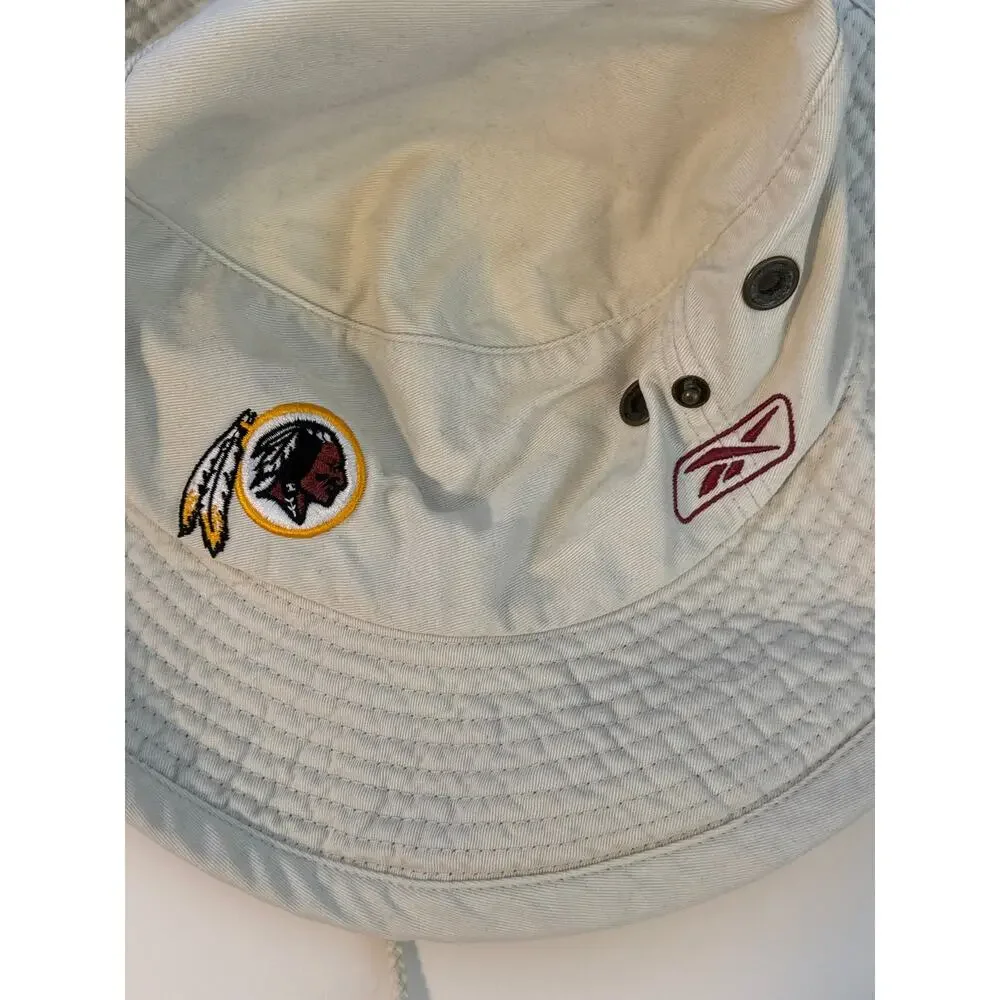 Vintage Washington Redskins Cotton Bucket Hat Unisex Summer Fishing Outdoors